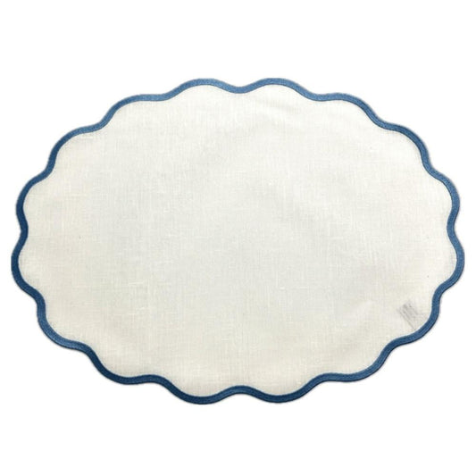 White/Blue - Set of 2