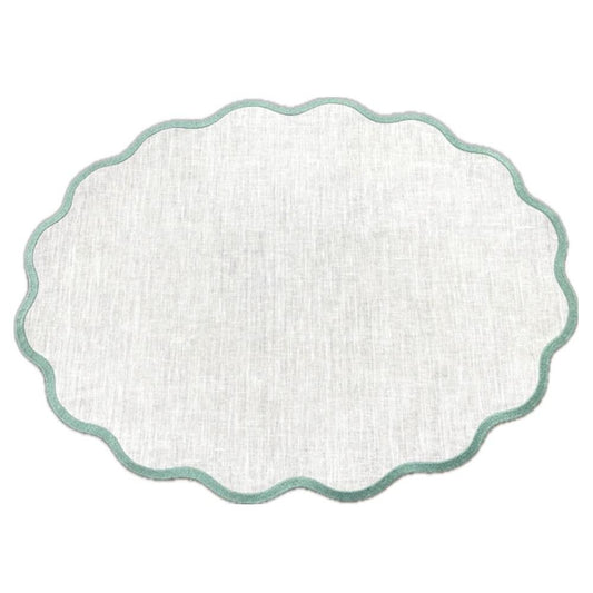 White/Green - Set of 2