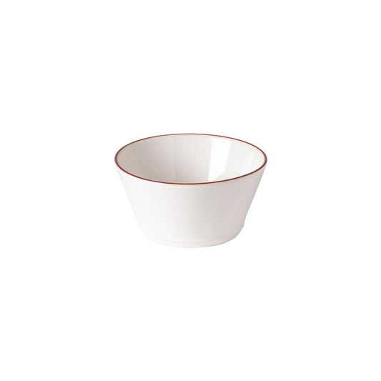 Soup/Cereal Bowl 6", White-red