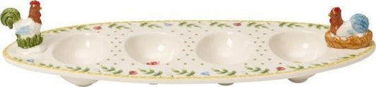 Egg-Boat Rooster & Hen