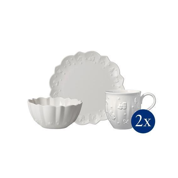 Breakfast Set for 2 (Salad, Mug, Bowl)