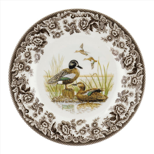 Plate 8" Duck/Bl Wng Teal