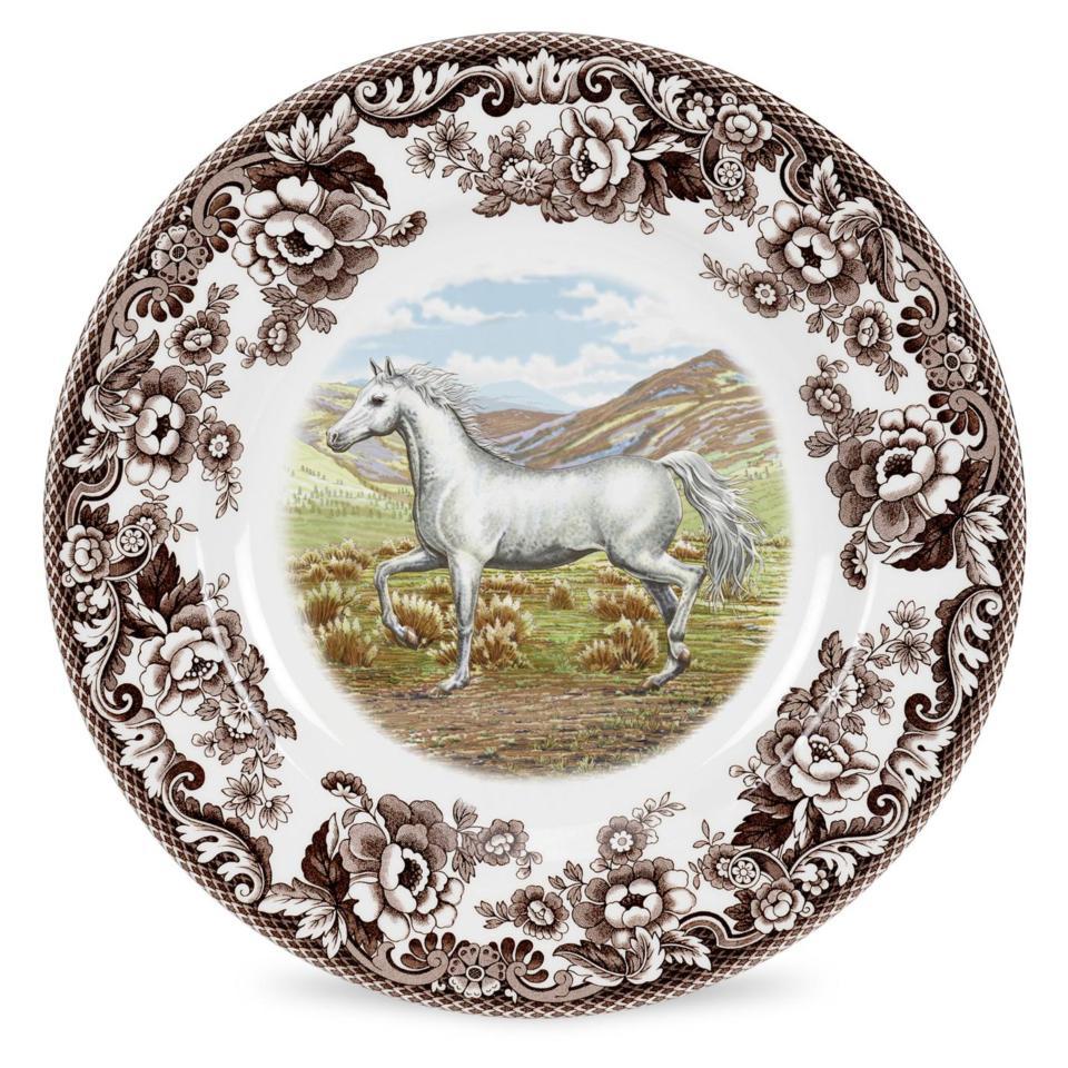 Woodland Horses DINNER PLATE 10.5" ARABIAN