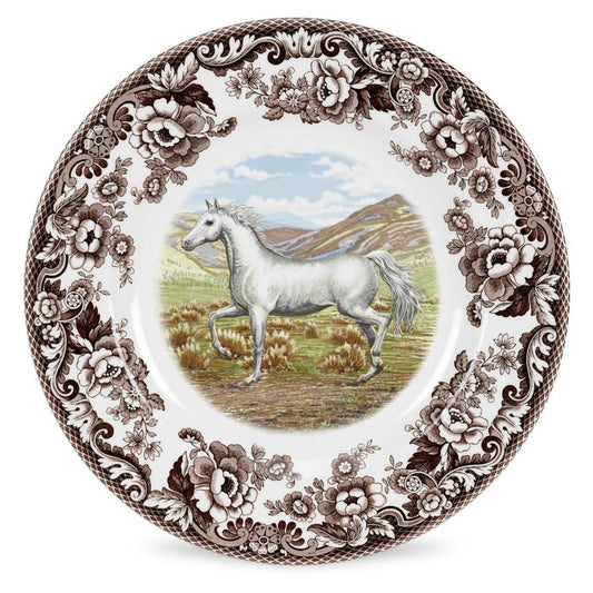 Woodland Horses DINNER PLATE 10.5" ARABIAN