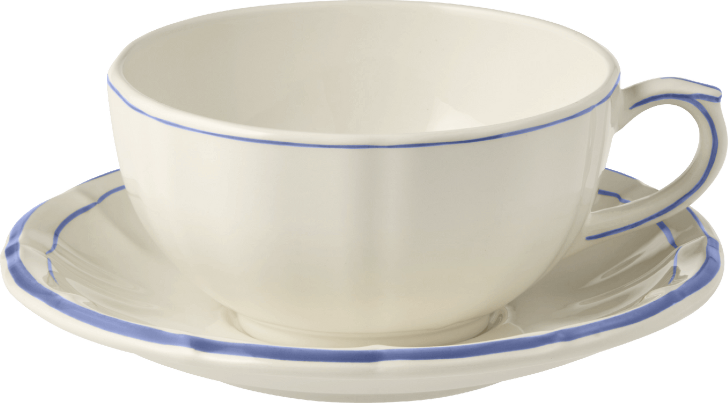 Breakfast Cups and Saucers, Set of 2