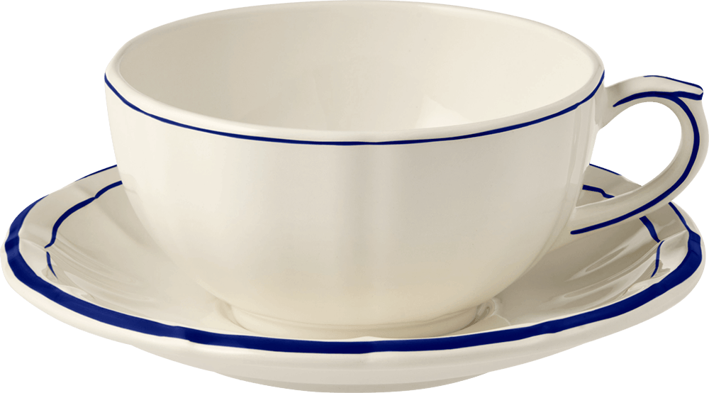 Breakfast Cups & Saucers, Set of 2