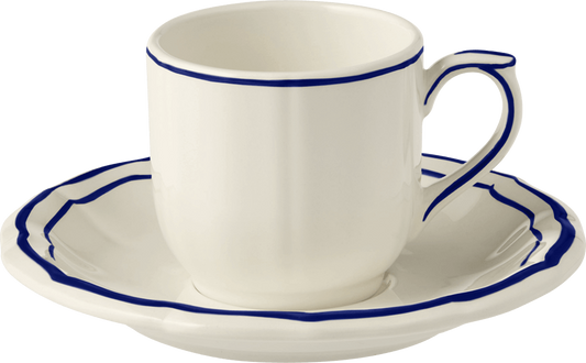 Espresso Cups & Saucers, Set of 2