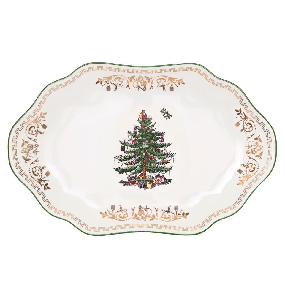 Oval Platter Gold