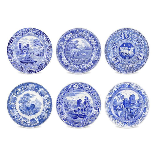 Set of 6 Traditions Plates Assorted  (Blue Room)