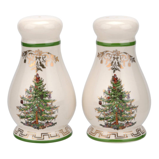 Gold Salt/Pepper Shakers 4"