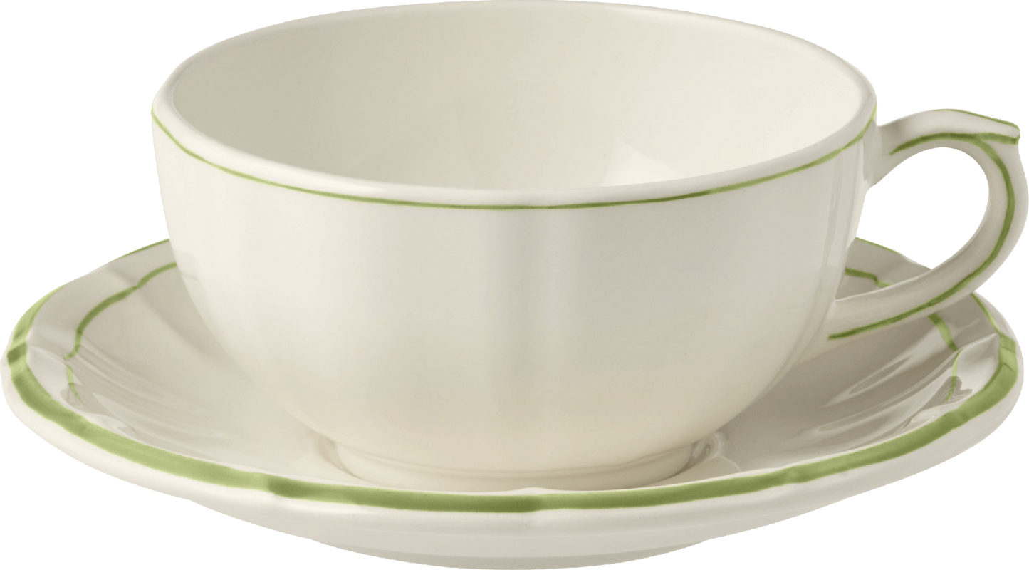 Breakfast Cups and Saucers, Set of 2