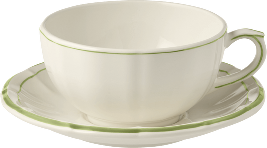 Breakfast Cups and Saucers, Set of 2