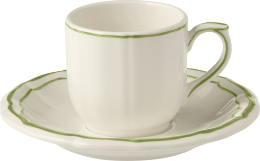 Espresso Cups & Saucers, Set of 2