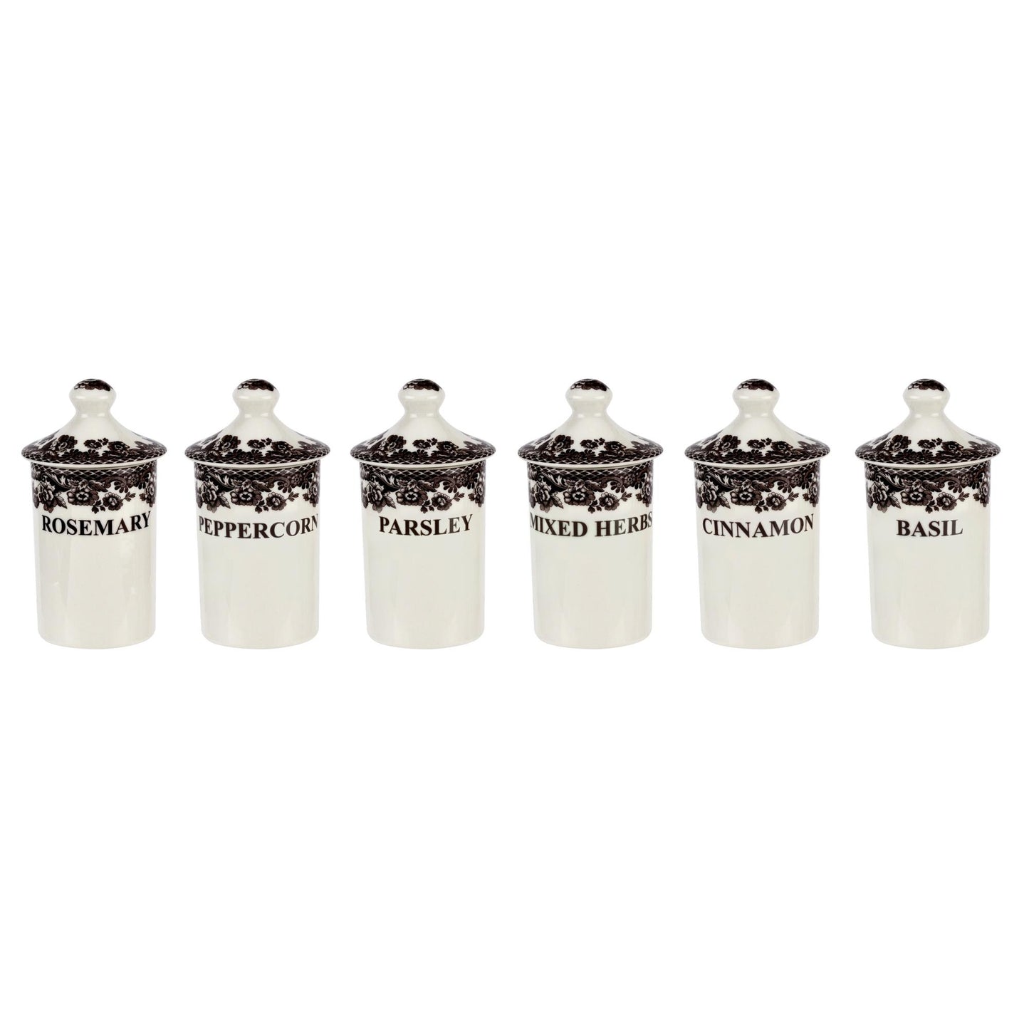 Spice Jars S/6 2X4.5"