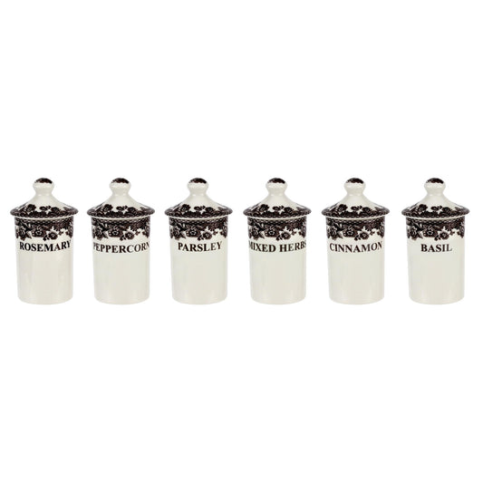 Spice Jars S/6 2X4.5"
