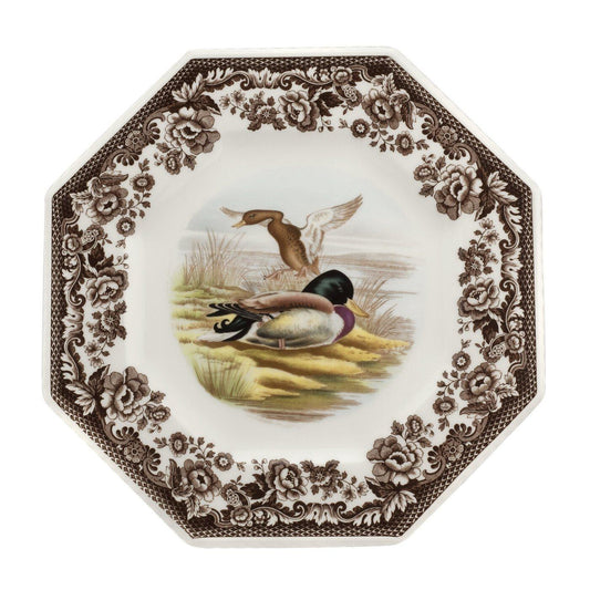 OCTAGONAL PLATE 9.5" MALLARD