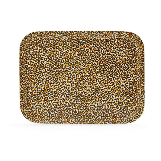 Creatures of Curiosity BIRCH TRAY 10.6"X8" LEOPARD