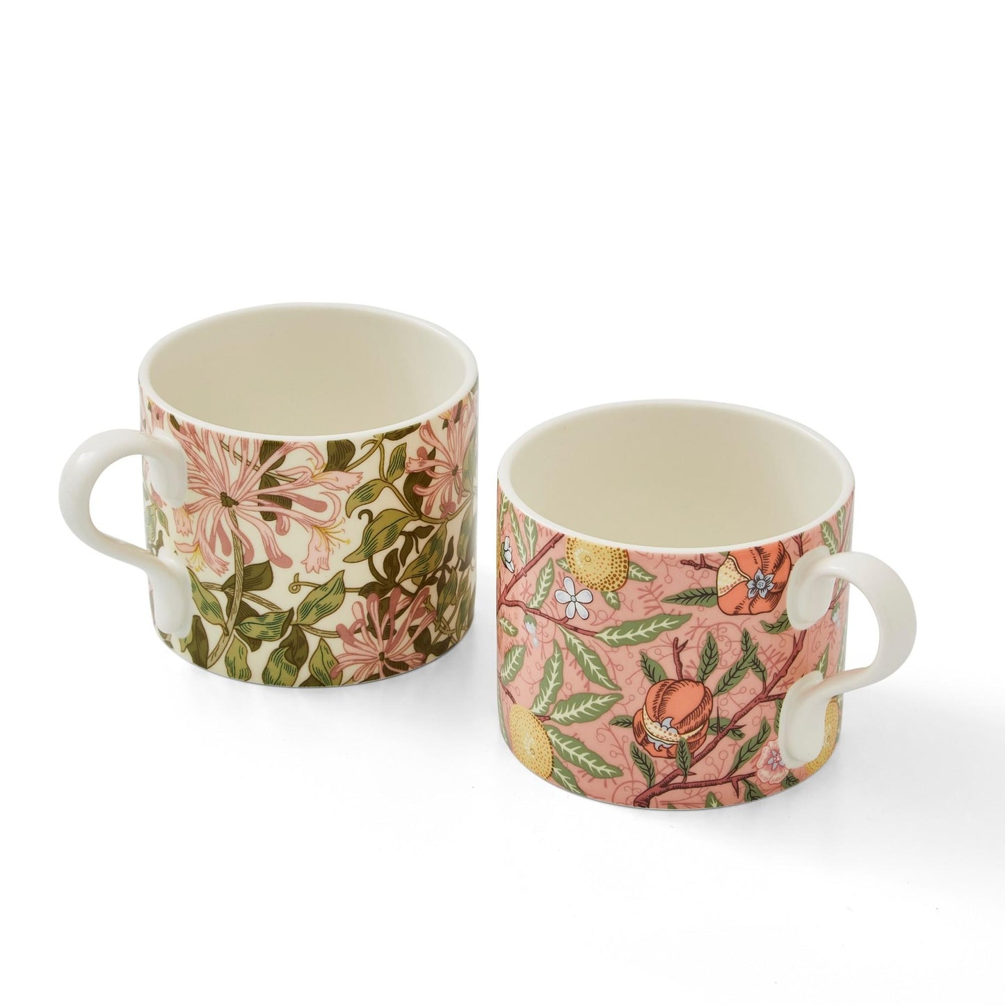 Mugs S/2 Fruit & Honeysuckle