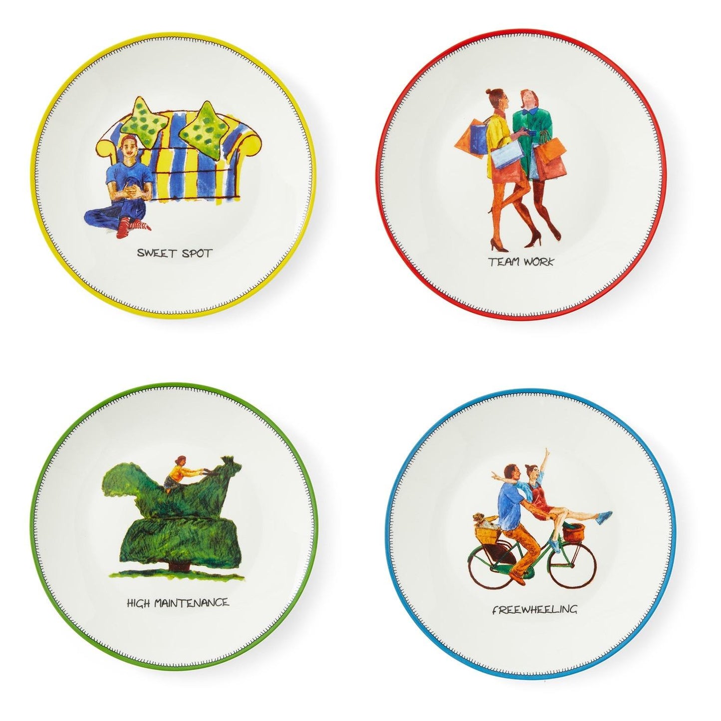 Tidbit Plate 6" S/4