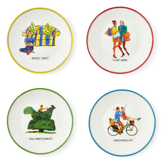 Tidbit Plate 6" S/4