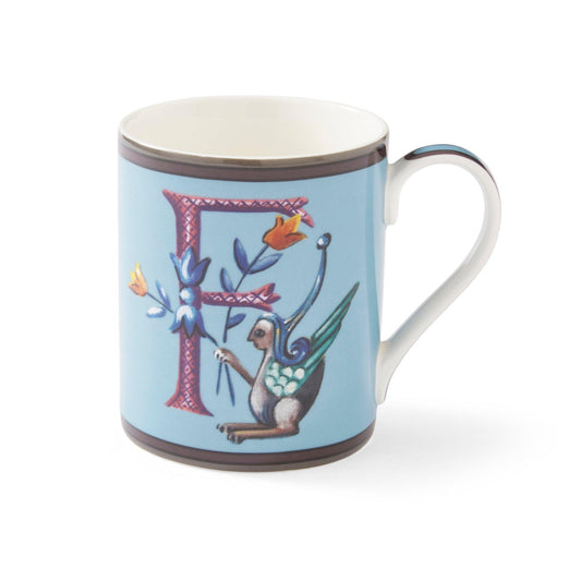 Alphabet Mug F 12Oz