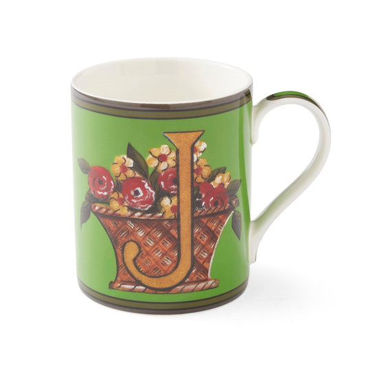 Alphabet Mug J 12Oz