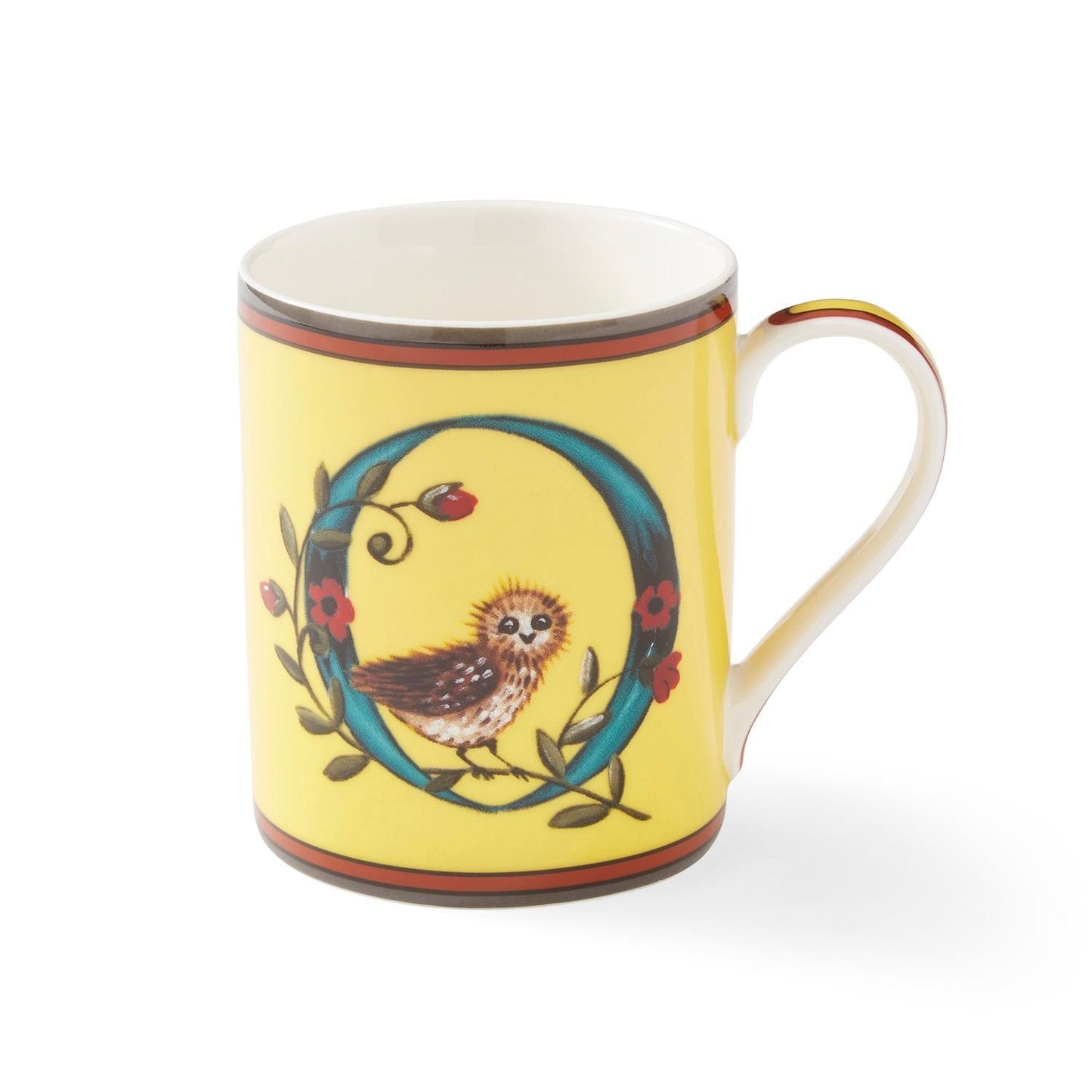 Alphabet Mug O 12Oz