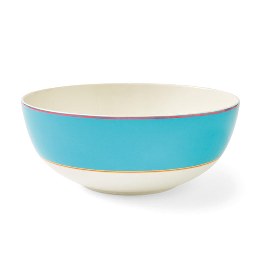 Turquoise Serving Bowl 10"