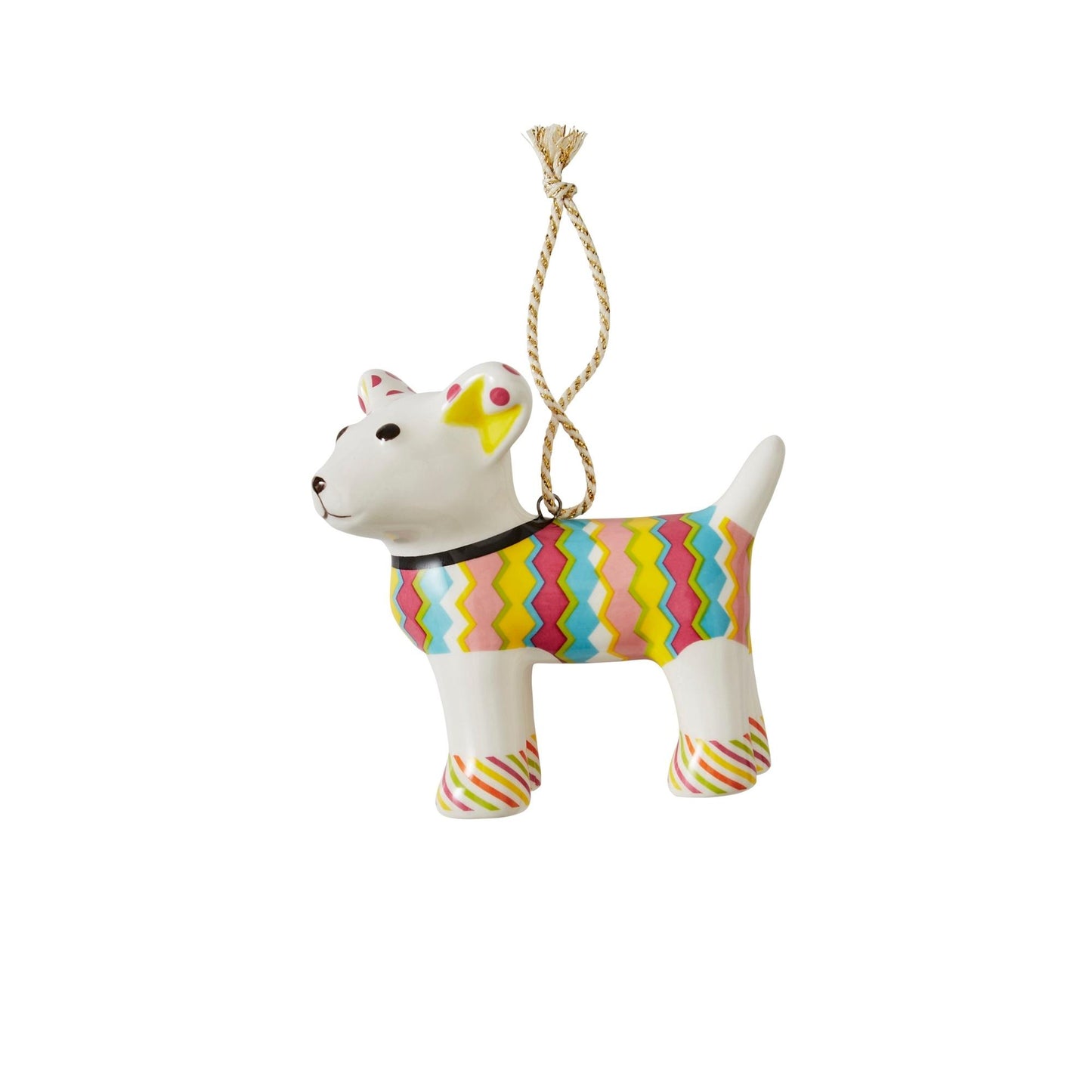 Tiffany Pooch Patchwork Ornmnt