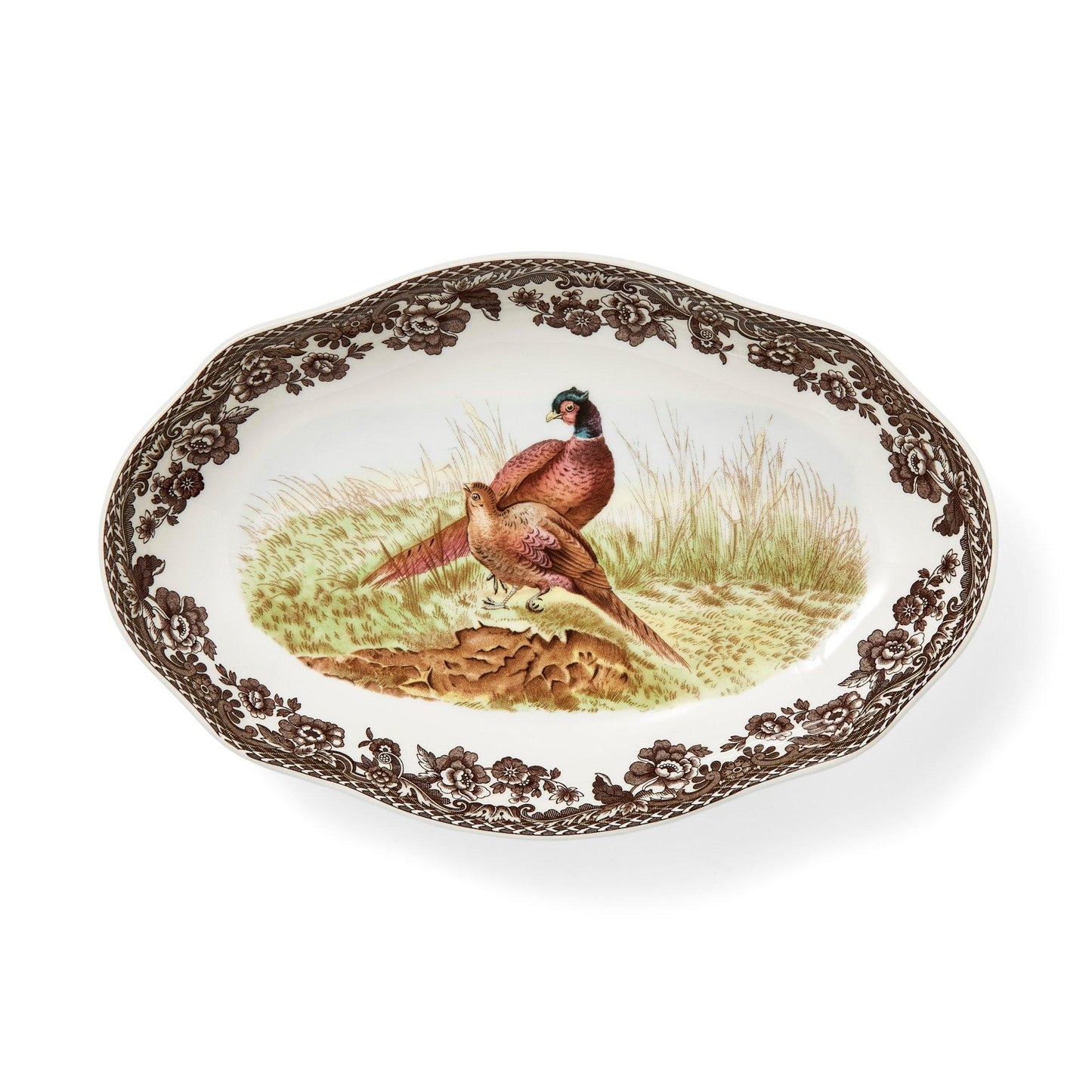 Pheasant Pickle Dish 8.5"