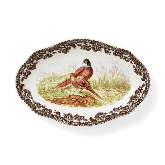 Pheasant Pickle Dish 8.5"