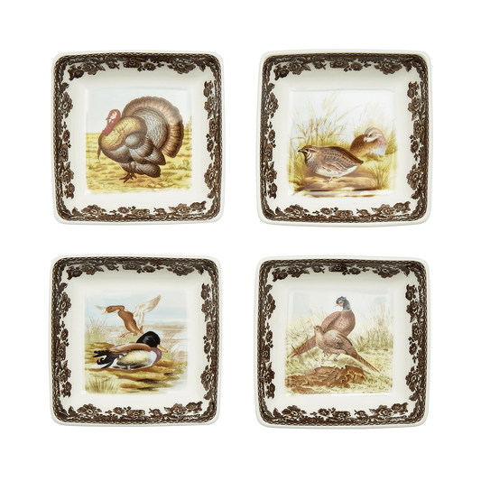 Square Dish S/4 3"