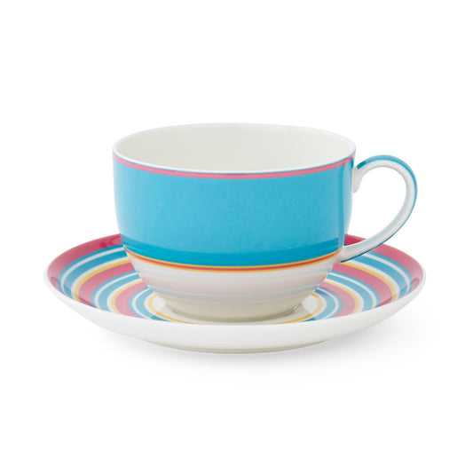 Breakfast Cup&Scr Turq 10Oz