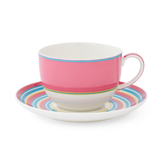 Breakfast Cup&Scr Pink 10Oz