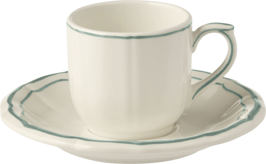 Espresso Cups & Saucers, Set of 2