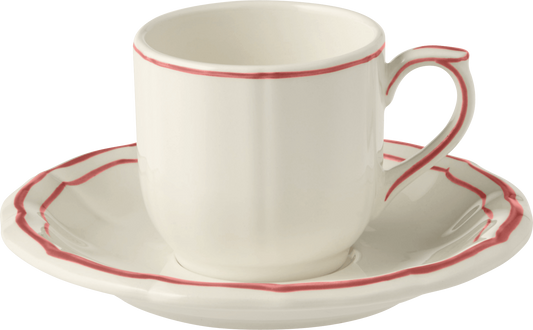 Espresso Cups & Saucers, Set of 2