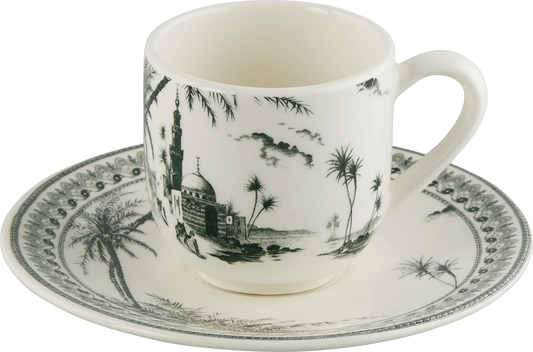 Espresso Cups & Saucers, Set of 2