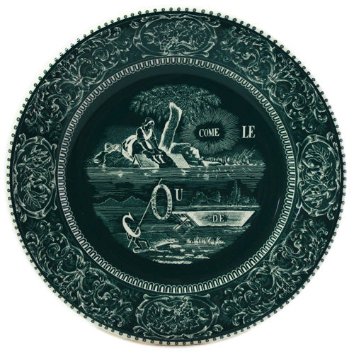 Rebus Dessert Plate