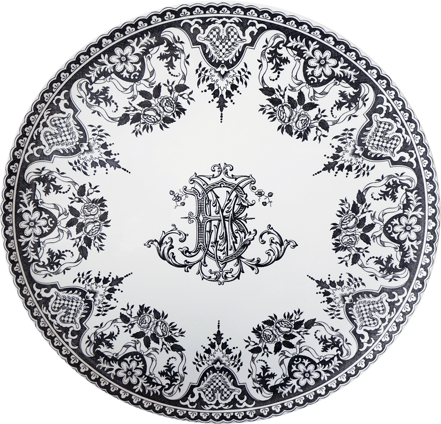 Large Wall Platter Monogrammes