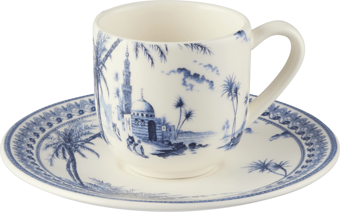 Espresso Cups & Saucers, Set of 2