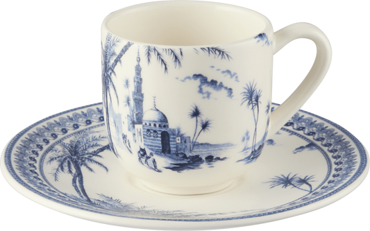 Espresso Cups & Saucers, Set of 2