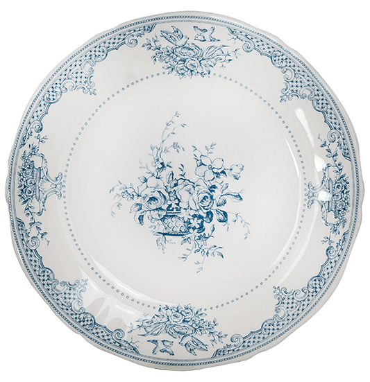 Dessert Plates Fleurs, Set of 4