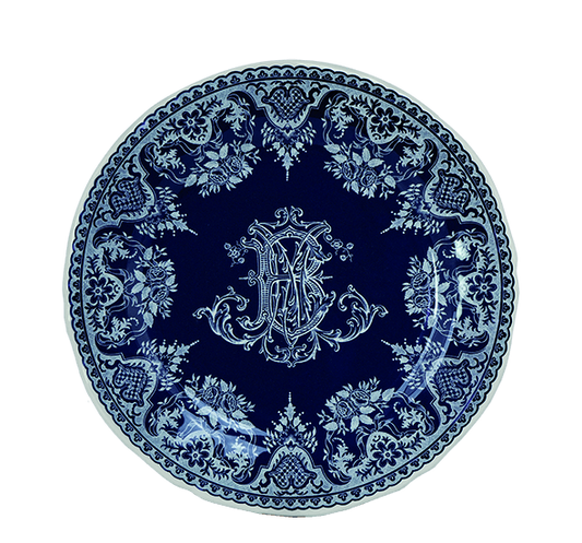 Dessert Plates Monogramme, Set of 4