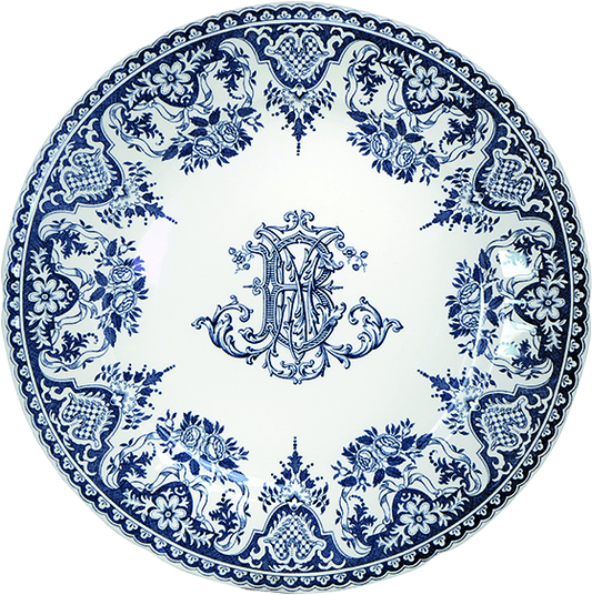 Dinner Plates Monogramme, Set of 4
