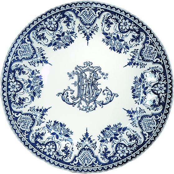 Dinner Plate Monogramme