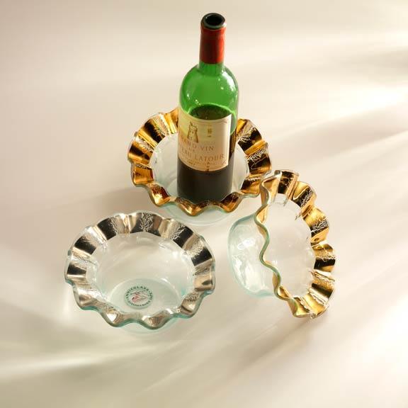 7 3/4" dia. x 3 1/4" high wine coaster