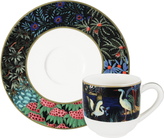 Espresso Cups & Saucers, Set of 2