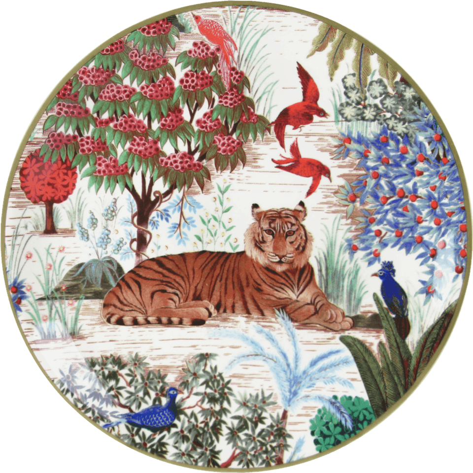 Canape Plate Tiger