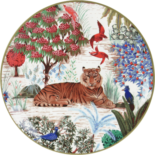 Canape Plate Tiger
