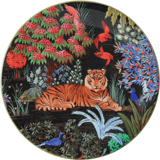 Dessert Plate Tiger